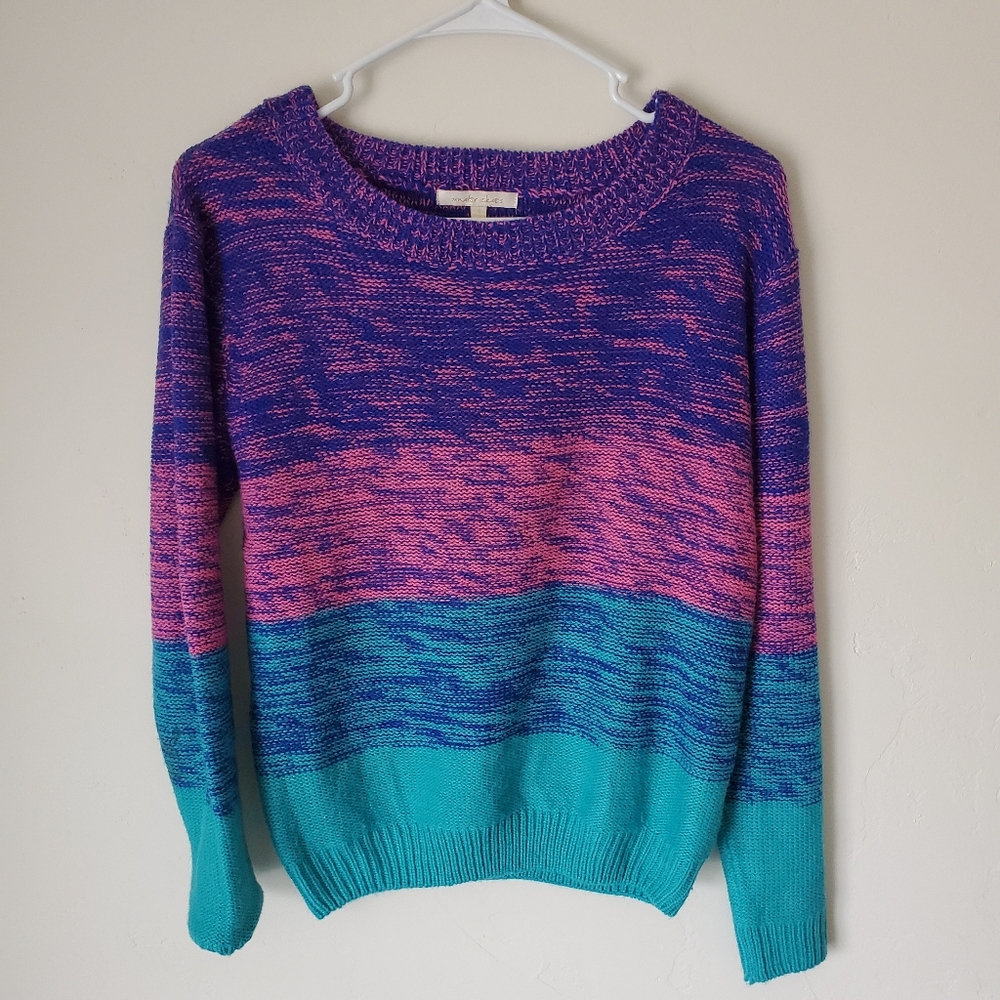 Under Skies Color Block Sweater - Picture 2 of 7